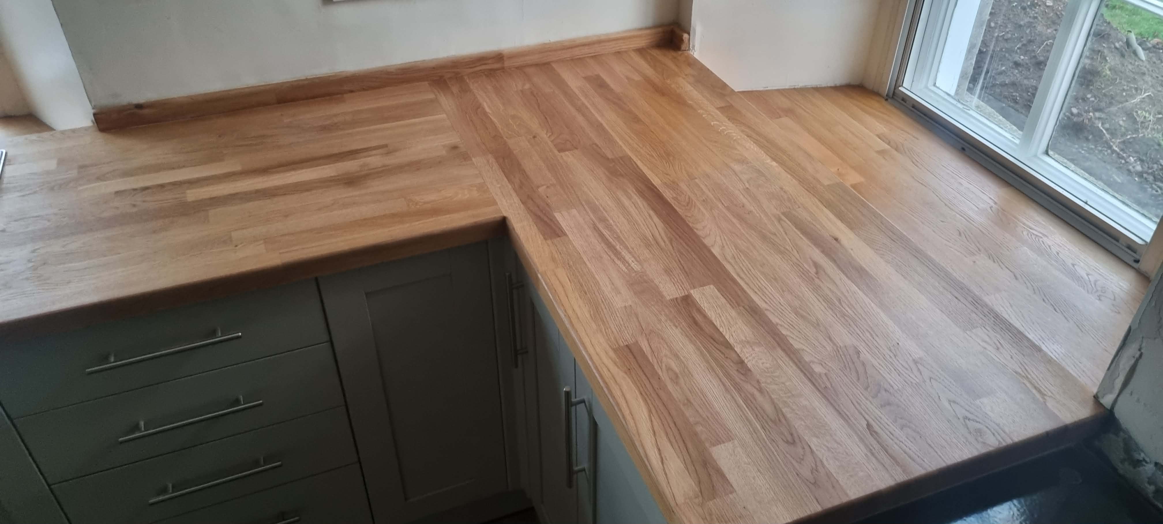 Floor finishing process